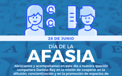 Dia de la Afasia: Saludamos a nuestra compañera!