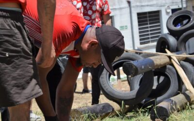 Zona infantil con Neumáticos